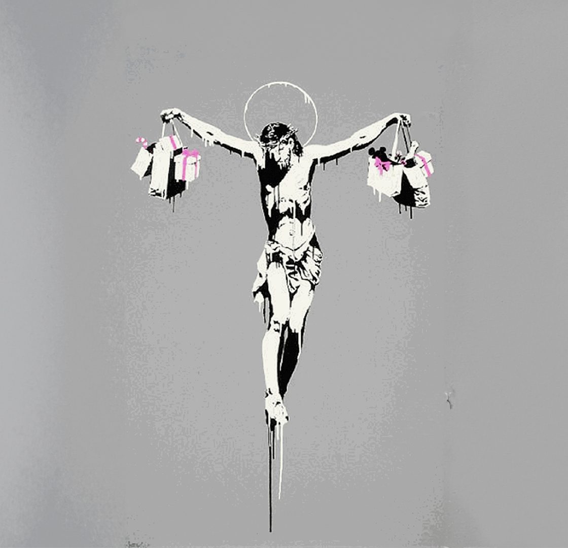 Christ With Shopping Bags